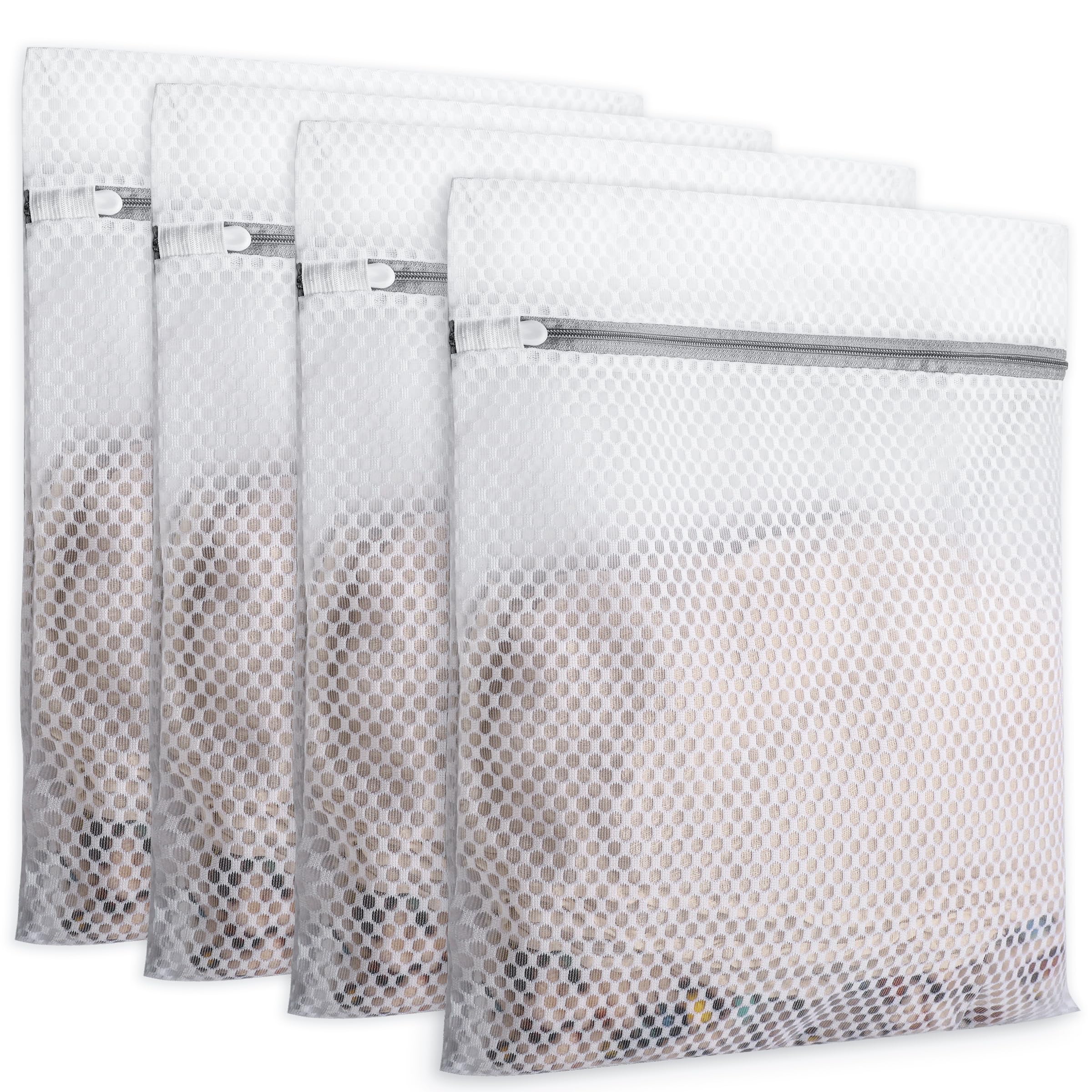 Amazon.com: Laundry Bags 4 Pcs Mesh - 12 x 16 Inches, Durable